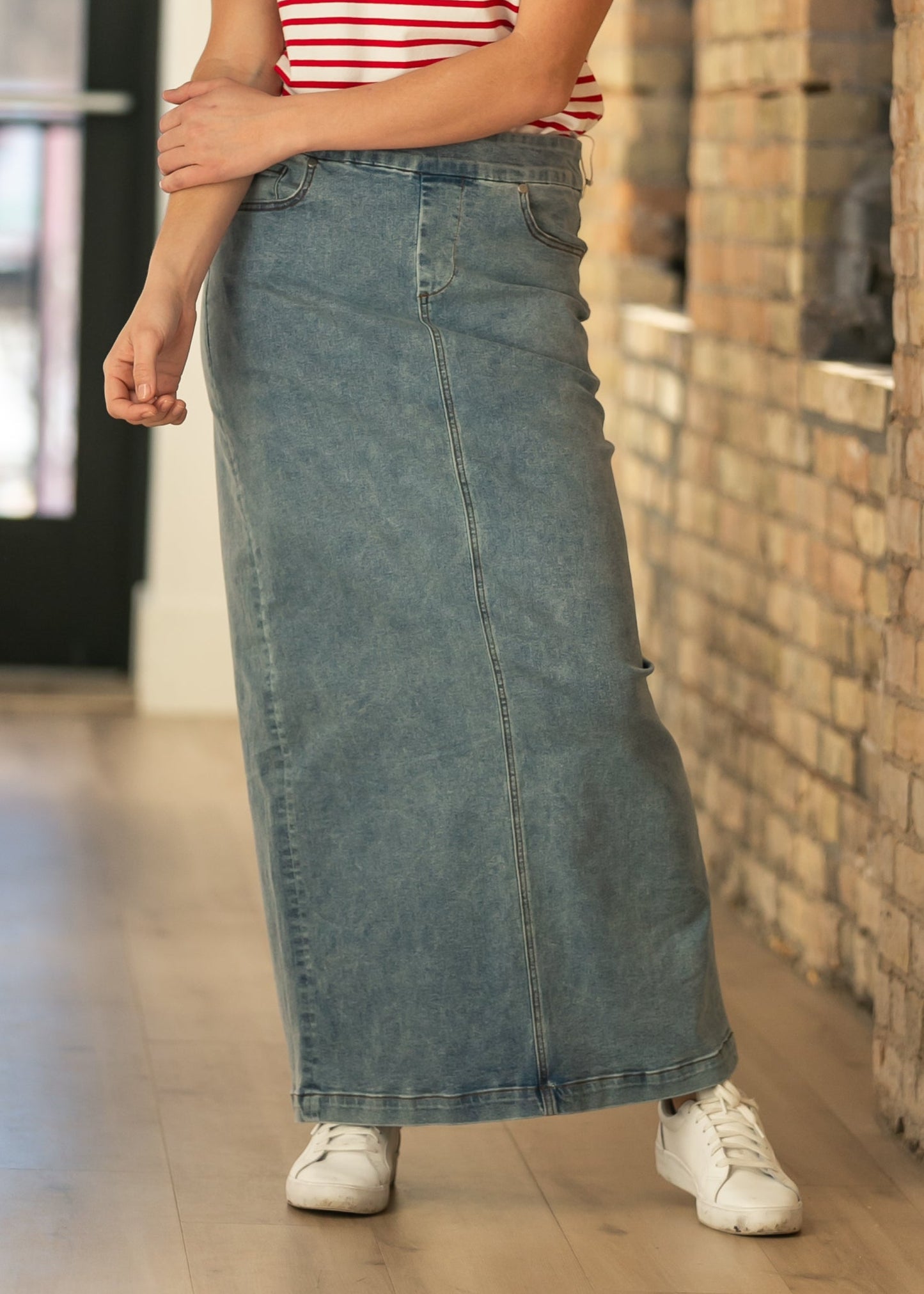 Donna Classic Denim Skirt