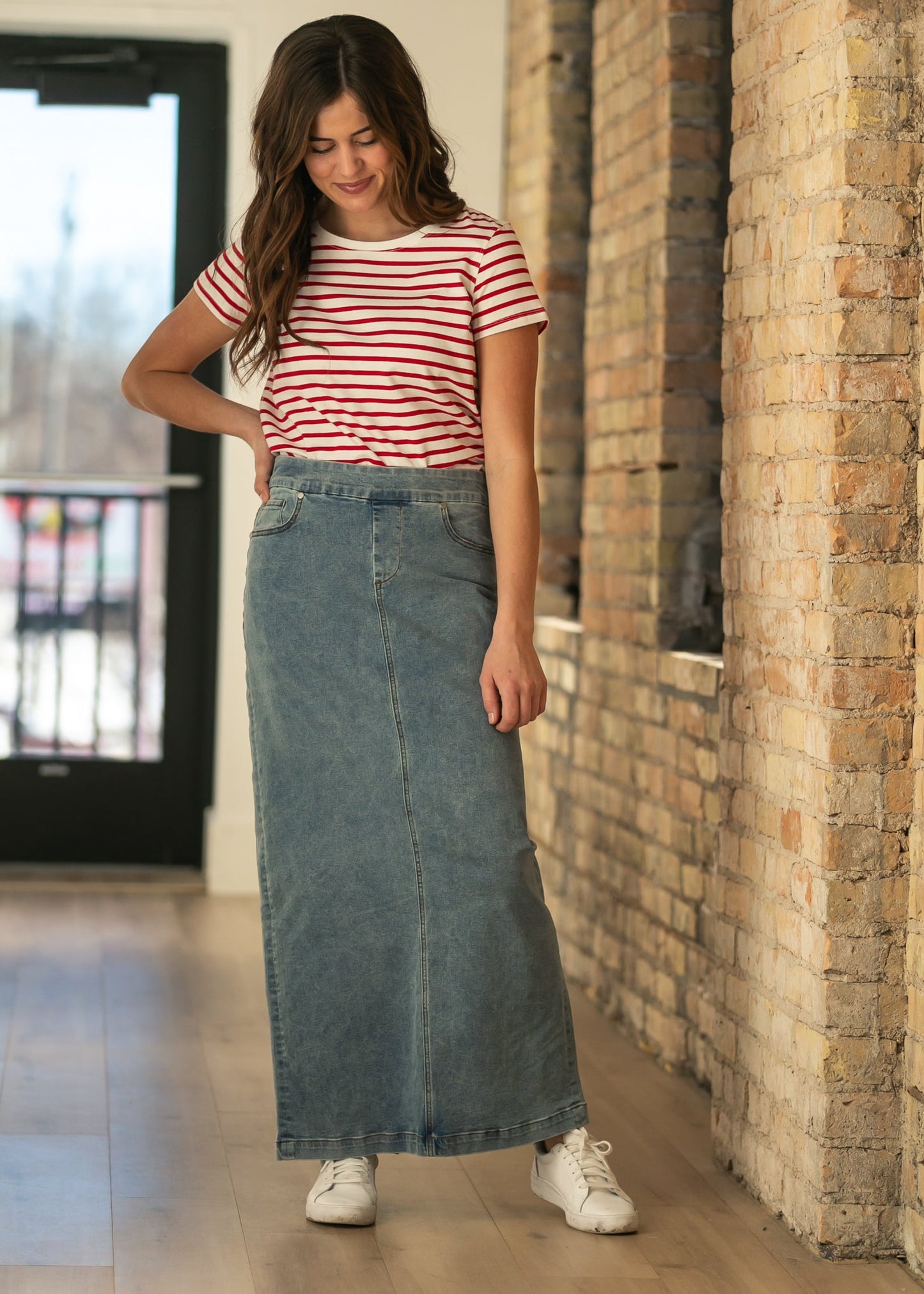 Donna Classic Denim Skirt