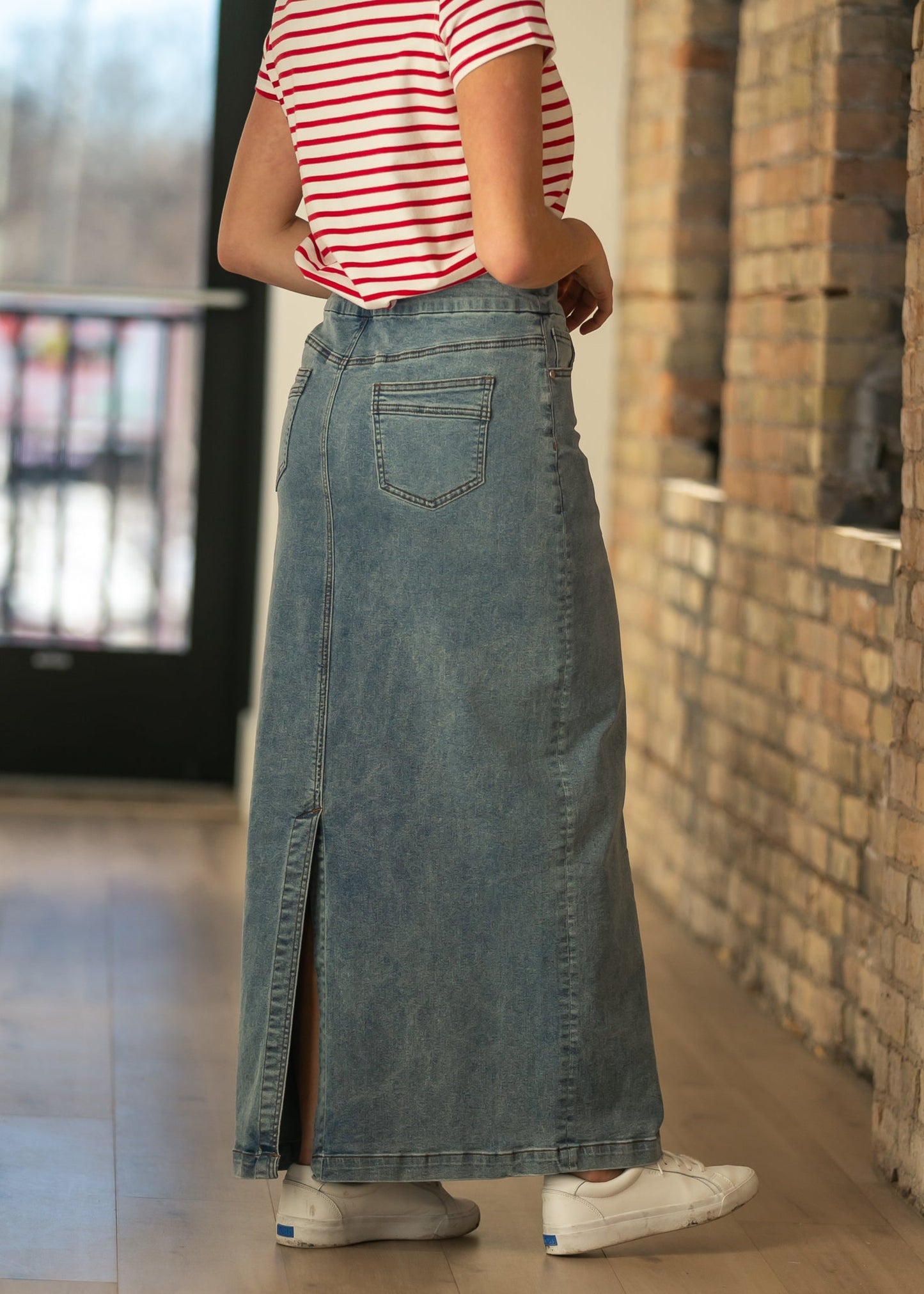 Donna Classic Denim Skirt