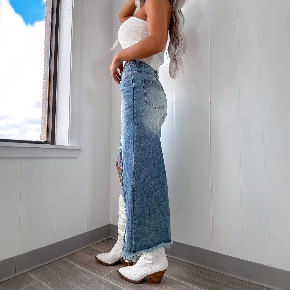 JANE | Jupe Jean Vintage