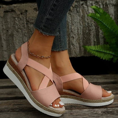 Elara Breeze Platform Sandals - Nordik Paris