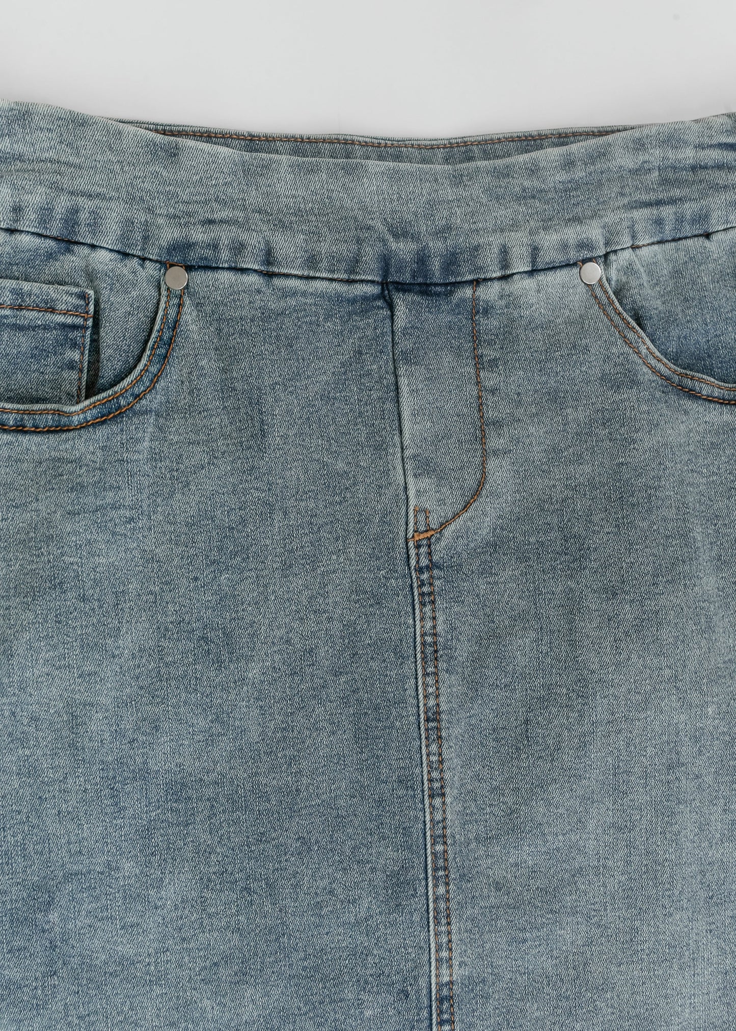 Sandra Classic Midi Denim Skirt