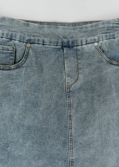Sandra Classic Midi Denim Skirt