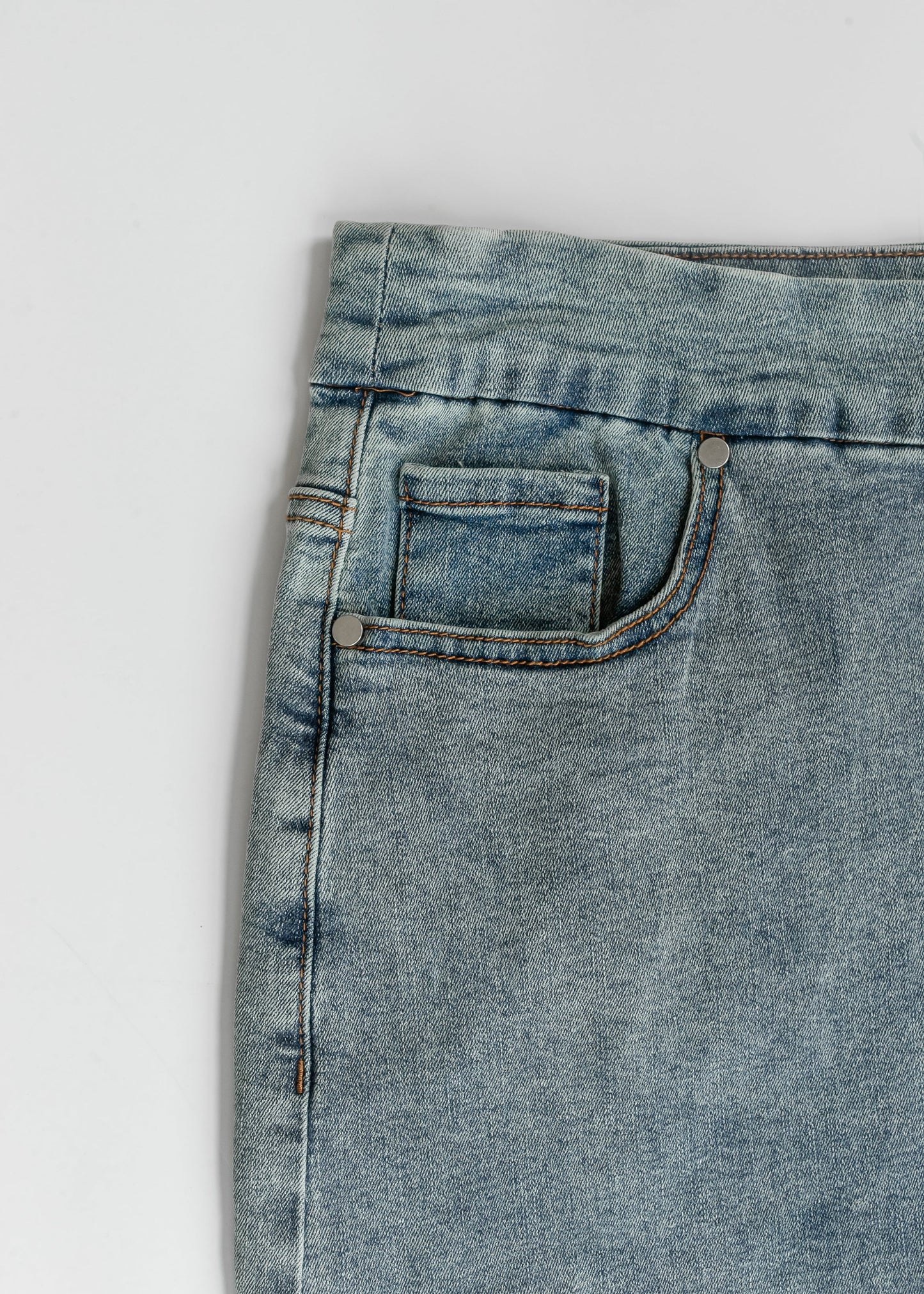 Sandra Classic Midi Denim Skirt