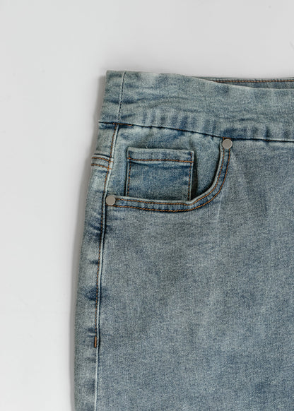 Sandra Classic Midi Denim Skirt
