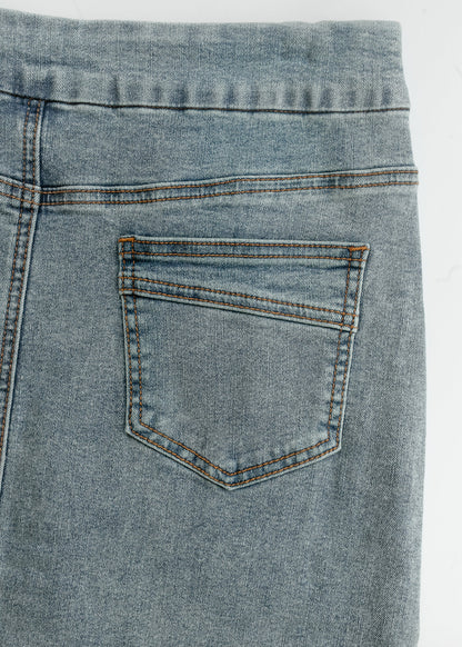 Sandra Classic Midi Denim Skirt