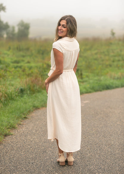 Willow Cotton Gauze Midi Dress