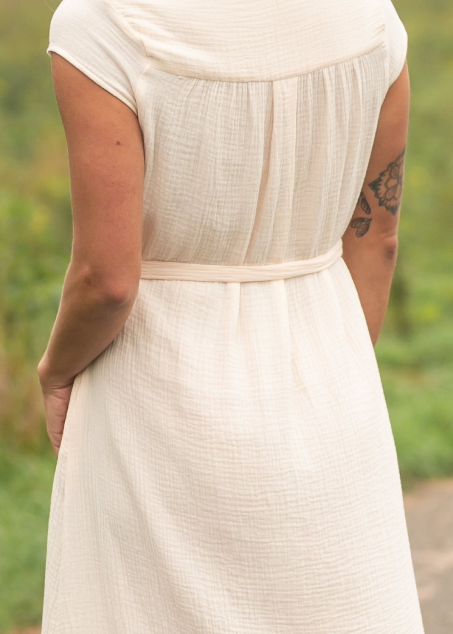 Willow Cotton Gauze Midi Dress