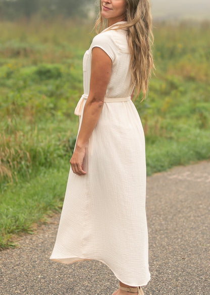 Willow Cotton Gauze Midi Dress